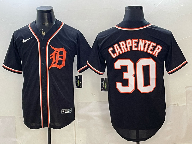 Men Detroit Tigers #30 Carpenter black Nike 2026 MLB Jersey 0523003